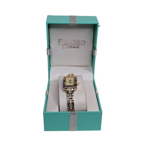 Women's Figaro Couture Gold Tone Quartz Watch- Unused In Box